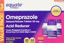 Equate Omeprazol 20 Milligram, reduktor kisline, zapoznelo sproščanje, 42 tablet