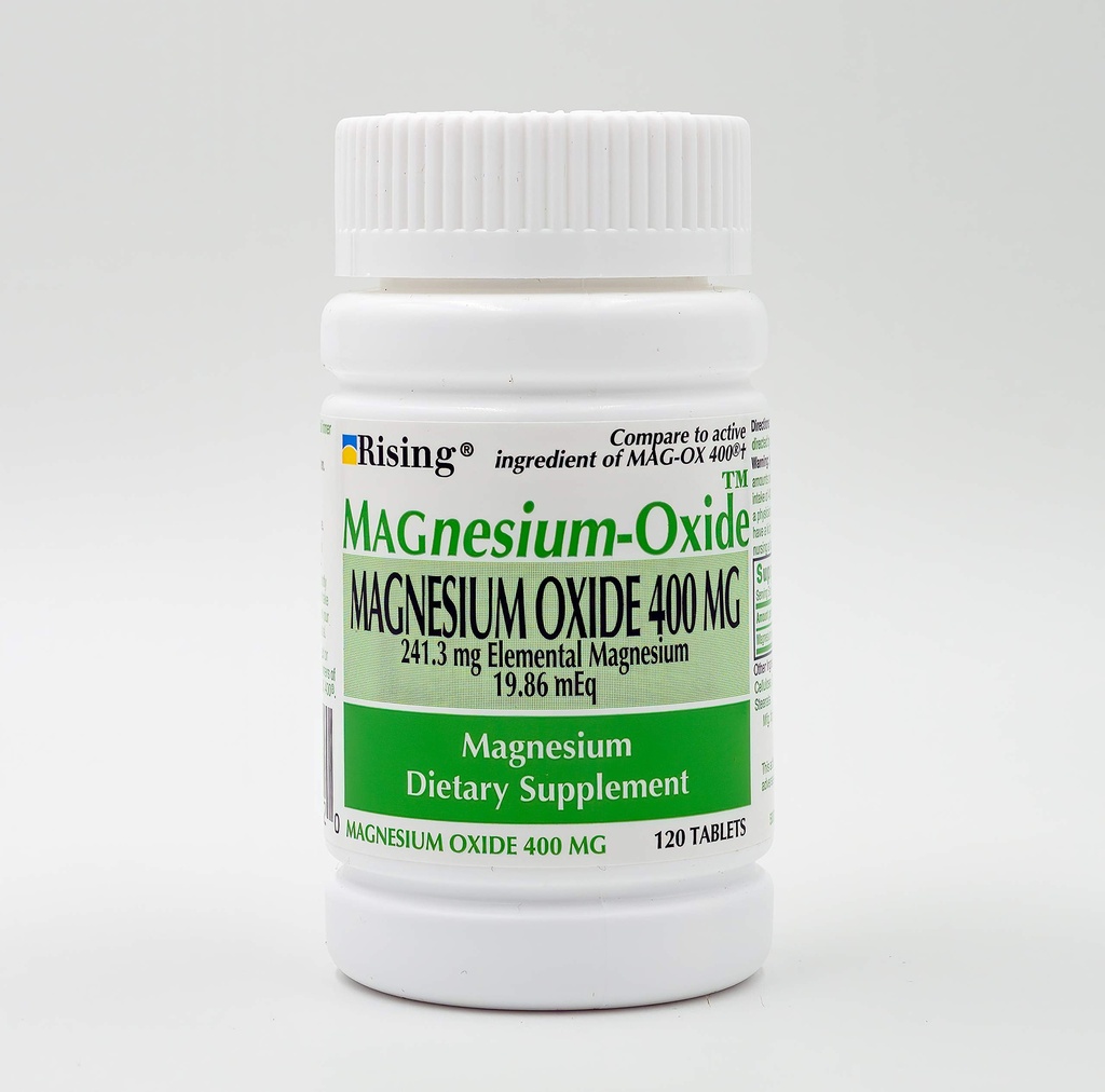 Dvig Pharma - Magnezij Oksid 400mg - Osnovna Magnezij Prehranska dopolnila - 120 Število...