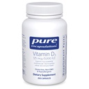 Čiste enkapsulacije Vitamin D3 125 μg (5. 000 i. e.) - dopolnilo za podporo kosti, sklepov, dojk, srca, kolonije in imunskega zdravja* - z vitaminom D - 250 kapsul