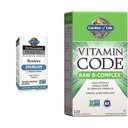 Vrt življenja Dr. Oblikovani probiotiki Platinum Series Obnovi 200 milijard CFU & vitamin B kompleks - Vitamin Code Raw B Complex - 120 Veganskih kapsul