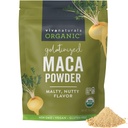 Viva Naturals Organic Maca Prašek, želatinizirano, 16 oz (1 lb) – Vegan, USDA Organic, Gluten-free, Non-GMO Perujski Superhrana v Reseable Bag