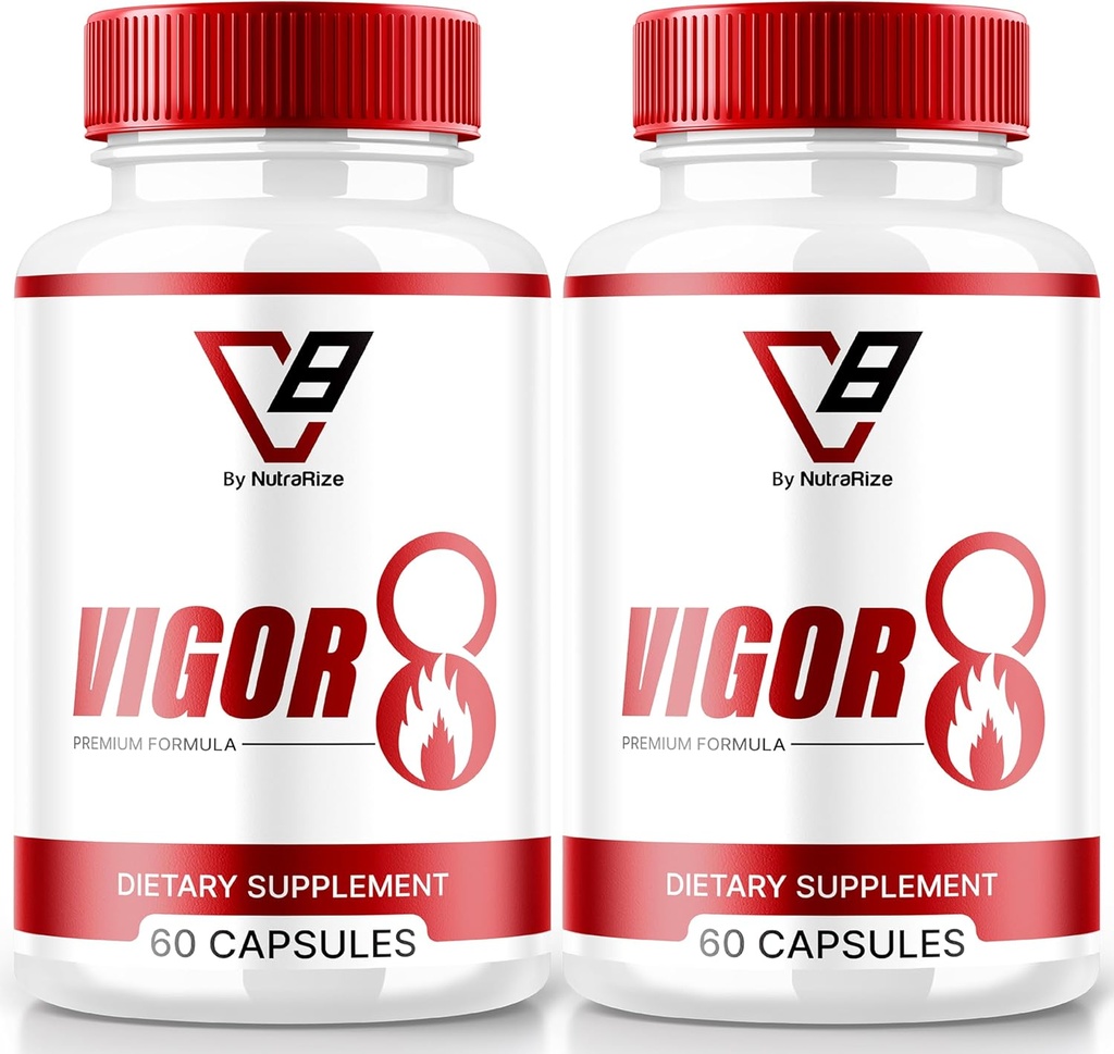 NutraRize (2 paket) Vigor 8 za moške, Vigor 8 Tablete moški izboljšanje Formula, Vigor Osem dopolnilnih kapsul Test Boost, Vigor8 Stamina Booster Reviews Horny Goat Weed Tongkat Ali (120 kapsul)