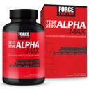 FORCE FACTOR test X180 Alpha Max skupni testosteron in dušikov oksid Booster za moške s Fenugreek semena in Tribulus za povečanje pretoka krvi in izboljšanje moški atletske zmogljivosti, 180 Kapsule