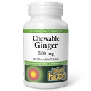 Naravni dejavniki žvečljivi Ginger 500Mg, 90 CT