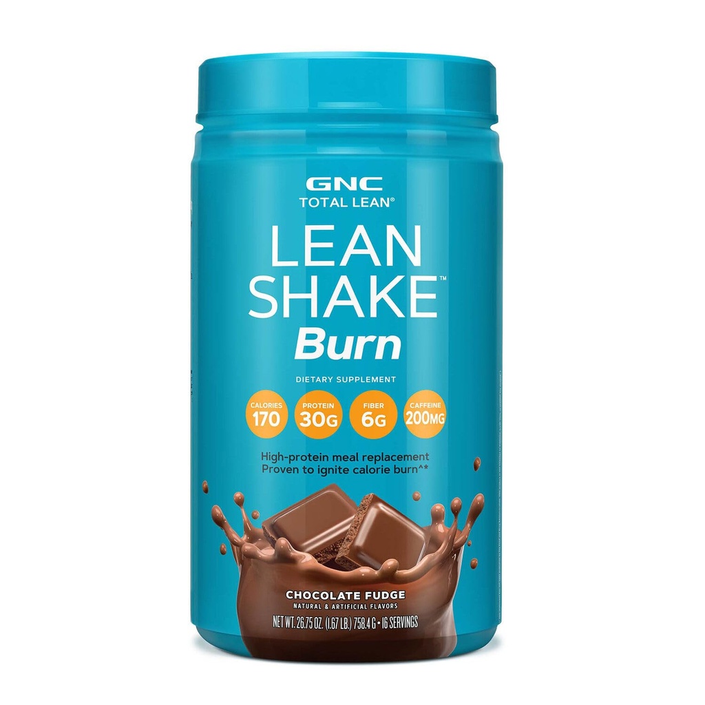 GNC Total Lean Lean Shake Burn - Chocolate Fudge (16 Služabnikov)