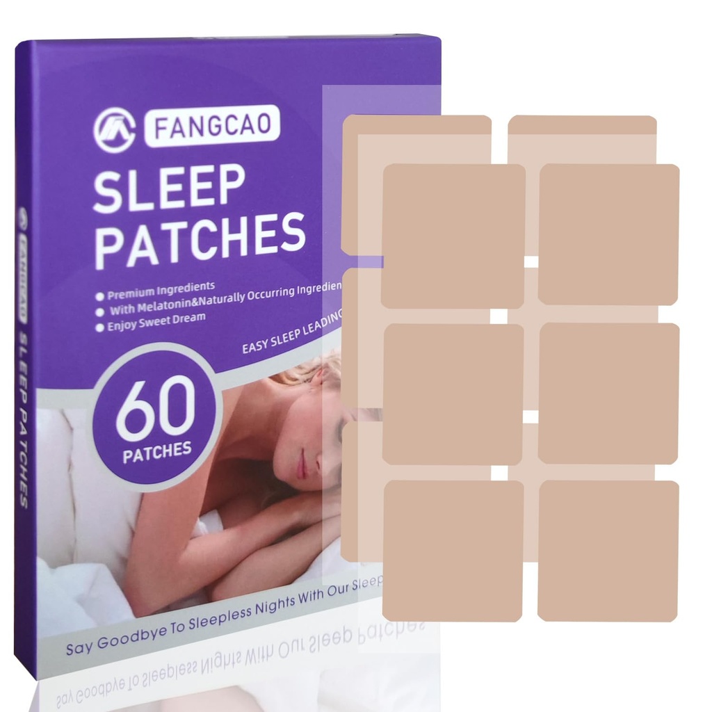 Obliži za spanje, obliž za spanje za odrasle, Premium sestavine nadgrajeni 60 obliži, enostaven za uporabo in udoben