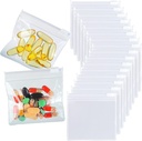 36 Pakiranja vrečke vrečke vrečke vrečke BPA brez tablete 12mil 3 x 2,75 Inch transparent majhne vrečke za večkratno uporabo zdravila pečat tablete tabletke za potovalno medicino organizator, nakit, majhne kosov obrti