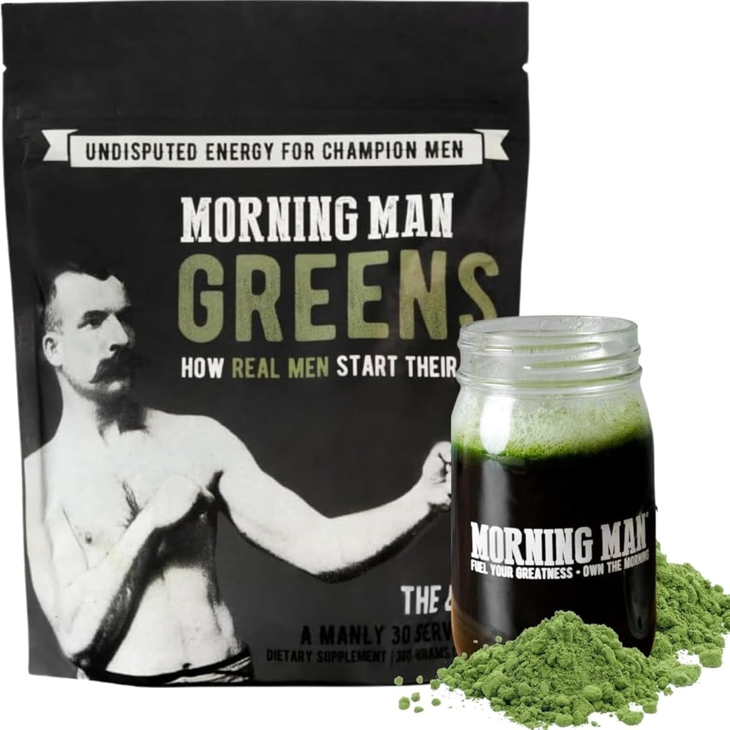 Najboljši degustacija zelene probiotične Superfood Mix, 95mg kofein, kick začetek vaše jutro, 75+ Vitamini, Zeleni čaj in kavni izvlečki, Prebavne encimi, Gluten prost, Vegan, Energy, Gut Health, 30 Servings