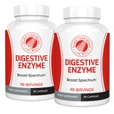 Srebrna Fern Blagovna znamka Ultimate High Potency Prebavni Enzyme dodatek - 2 steklenice - 100% črevesni pokrov - Prebavni Comfort - Izboljšati odpornost hrane