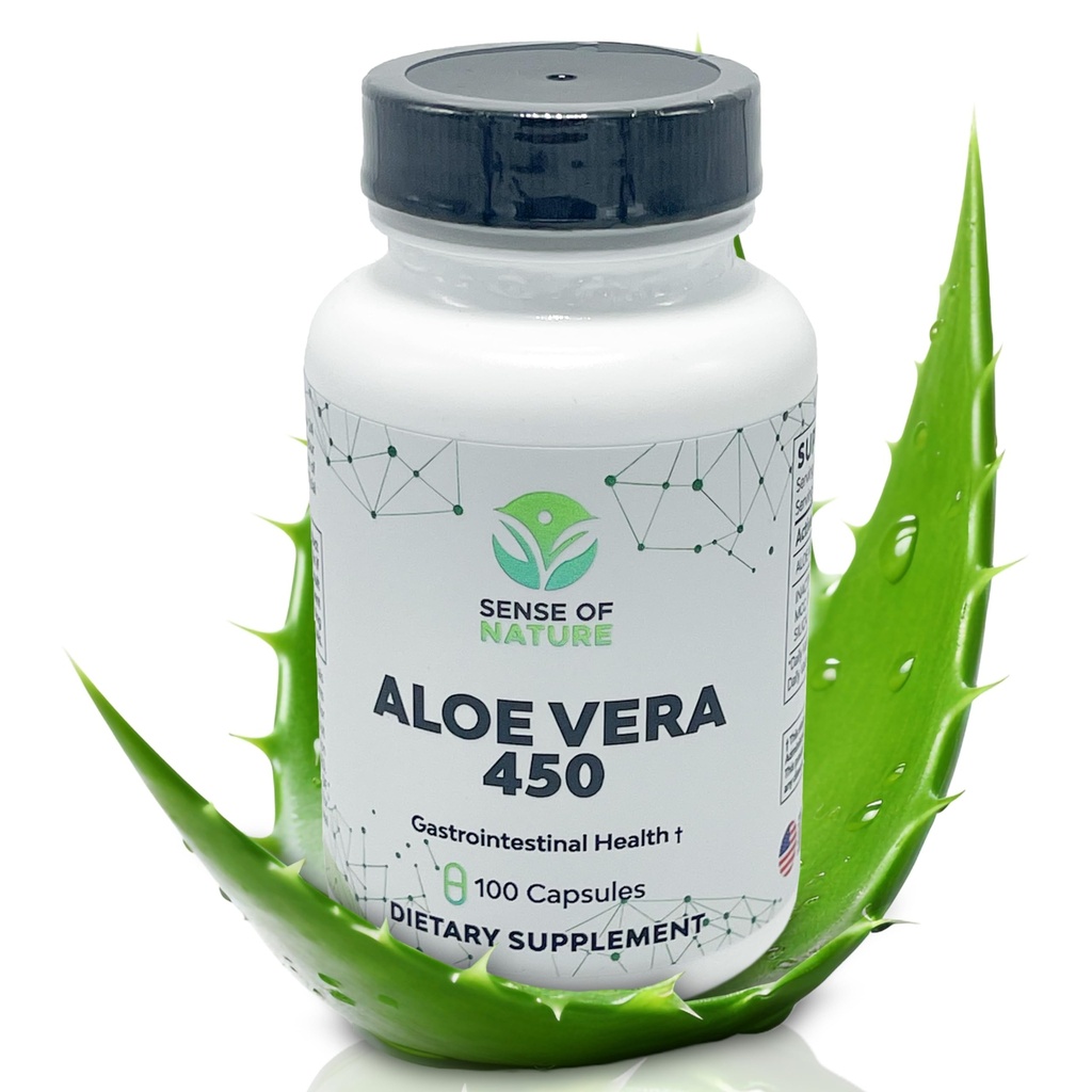 Aloe Vera 450 Kapsule Organic 