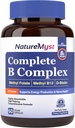 Popoln B kompleks, Vse 8 B Vitamini, Metil B12, Metil Folat, Biotin, P-5-P, Zelo Absorbljiva, Proizvodnja energije, 60 Veganske kape