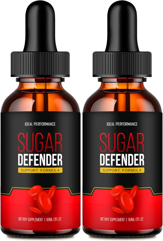 IDEAL UČINKOVITOST Sugar Defender Kapljice, Sugar Defender Dopolnilo tekočine kapljice - Največja moč, sladkorDefender zdravje in wellness Vse naravne formule, sladkorDefender tekočinski pregledi (2 paket)