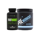 Sculpt nation by V Shred Test Boost Max in pred vadbo Blue Raspberry Powder paket