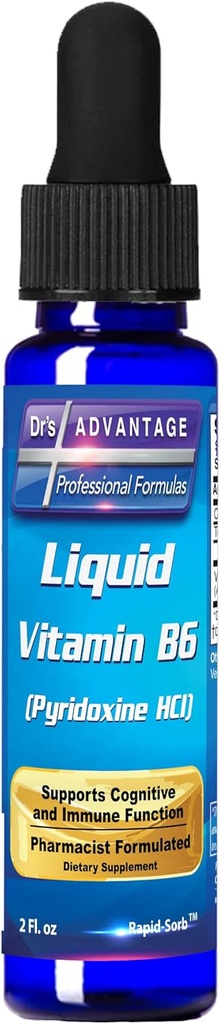 Dr's Advantage Vitamin B6 Pyridoxine HCI 2 oz Dropper