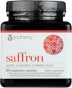 Youteory Saffron Advanced prehranska dopolnila, Elevates Mood & Duševno fokus, 60 kapsul