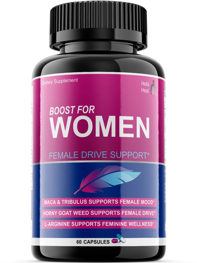 Libido Booster za ženske Fast Action with Horny Goat Weed - ženske želje tablete z Maca Root, Tribulus Terrestris, Ginseng in Hornygoatweed ženske - Hormone Balance, Made in USA (60 ct)