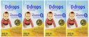 Ddrops Baby 400 Iu 90 Kapljice 0.08 Tekoči ounce (4 pakiranja)