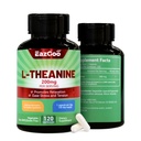 L-teanin 200 mg, Aminokislinska dopolnila za podporo sproščanju, stresu, kapsule L-teanina - brez glutena, 240 kapsul Veg