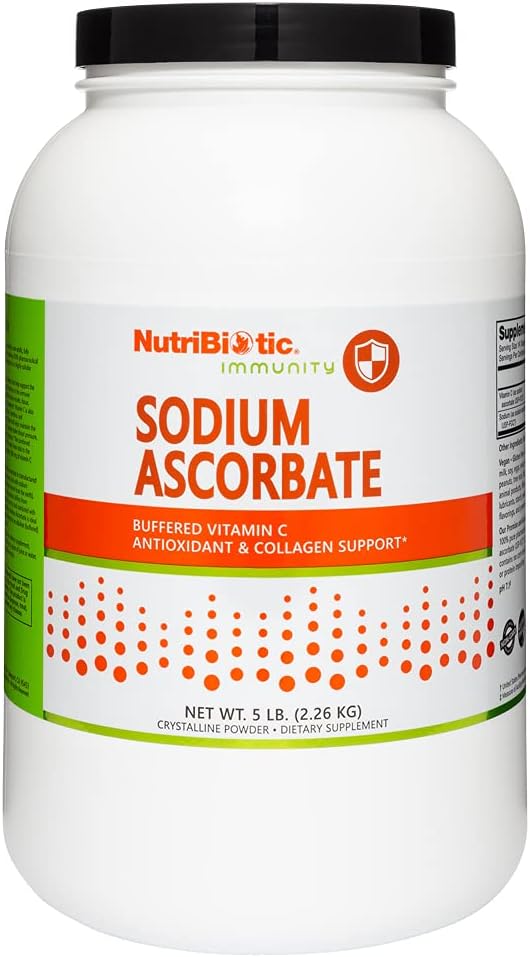 NutriBiotic - natrijev askorbat puferirani vitamin C v prahu, 5 Lb 