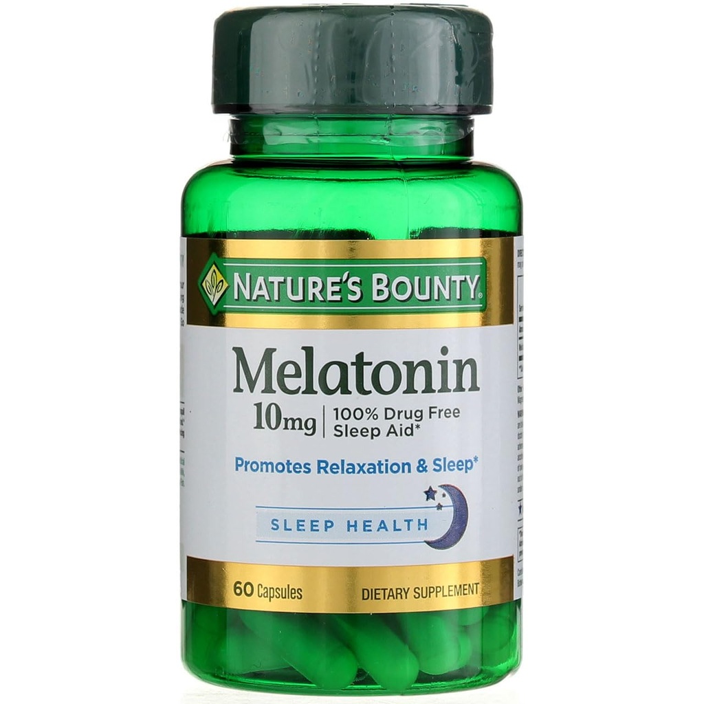 Narava Bounty Melatonin 10 mg kapsule, 60 število (paket 4)