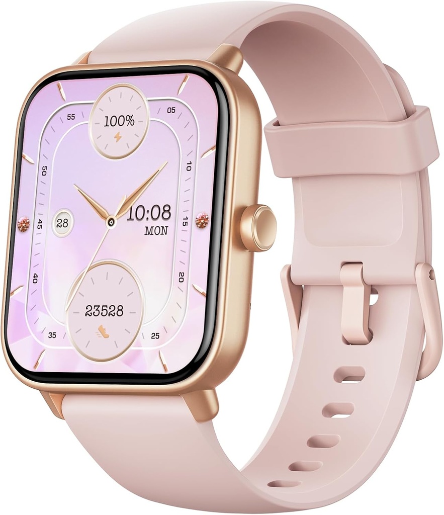 Fitpolo Smart Watch za ženske,1.8" Touchscreen Fitness Tracker Bluetooth Klic Alexa SPO2 Srčni Rate Monitor Sleep Calorie Step Counter Waterproof Activity Tracker in Smartwatch za Android iPhone