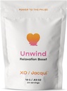 Unwind Boost Umirjanje naravno organsko menopavzo Podpora za stres Relief – Add-on Booster Protein Powder – Pomaga omiliti menopavzalne simptome - z organsko kamilico, sivke in limone