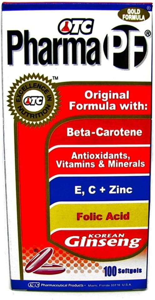 OTC Pharma PF Gold Formula Original Formula 100 Softgels Dietni dodatek