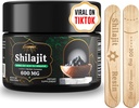Sennasi 600 MG Shilajit Resin - Shilajit dodatek s fulvično kislino & 85+ Trace minerali za energijo, imuniteto, moč možganov, 30 Grams