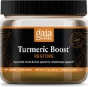 Gaia Herbs Turmeric Obnavljanje - Kurkuma drink Mix Podpirajo zdrav odziv na bivanje pri odraslih - s kurkumin, črni poper, sveti Basil & Ginger - 4.3 Ounces (21-dnevno oskrbo)