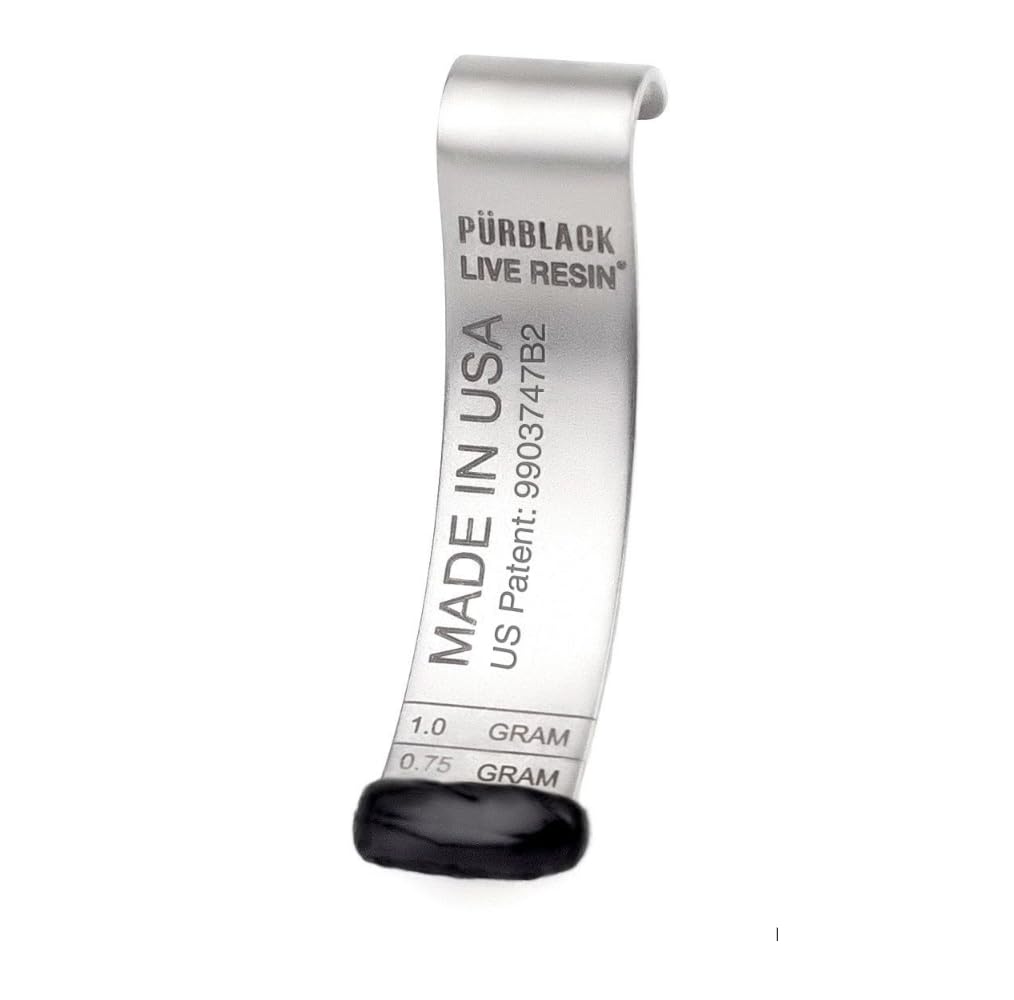 Pürblack® Pürscale za Shilajit - Patented Resin Merilno orodje z Spoon 
