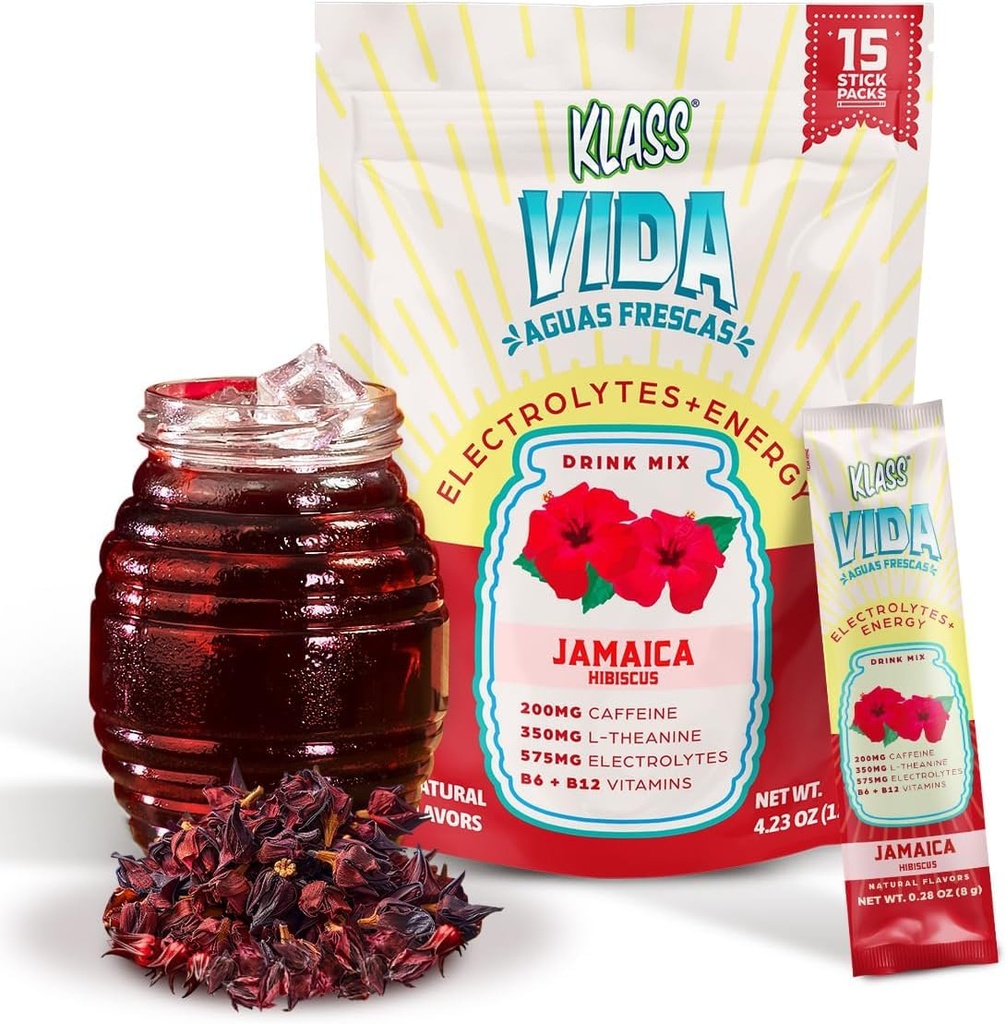 Hidracija + energijska mešanica elektrolita – Hibiscus Agua Fresca aroma 