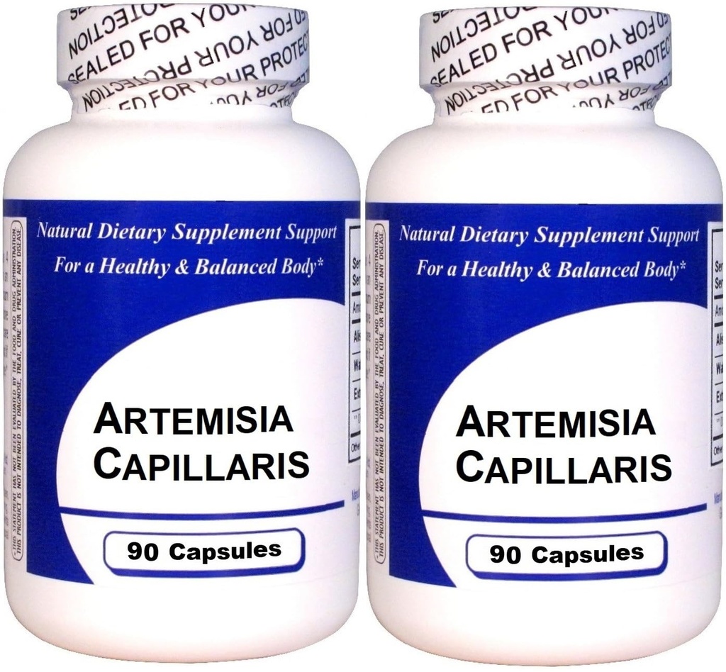 Artemisia Capillaris (90 kapsul) - koncentriran zeliščni ekstrakt - prehranska dopolnila - 2 pakiranji