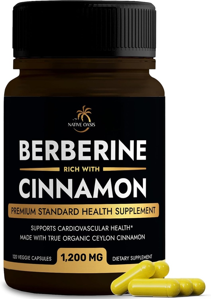 Berberine dodatek s Ceylon Cinamon 