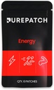 Pure Patch Energy Patch – Na rastlinah osnovan Vegan Topical Patch – Kofein – CoQ10 – Aminokisline – Elektroliti – Neprebavljiva – Odporna voda – Nežen na kožo – Gluten Free – Made in USA – 6 obliži
