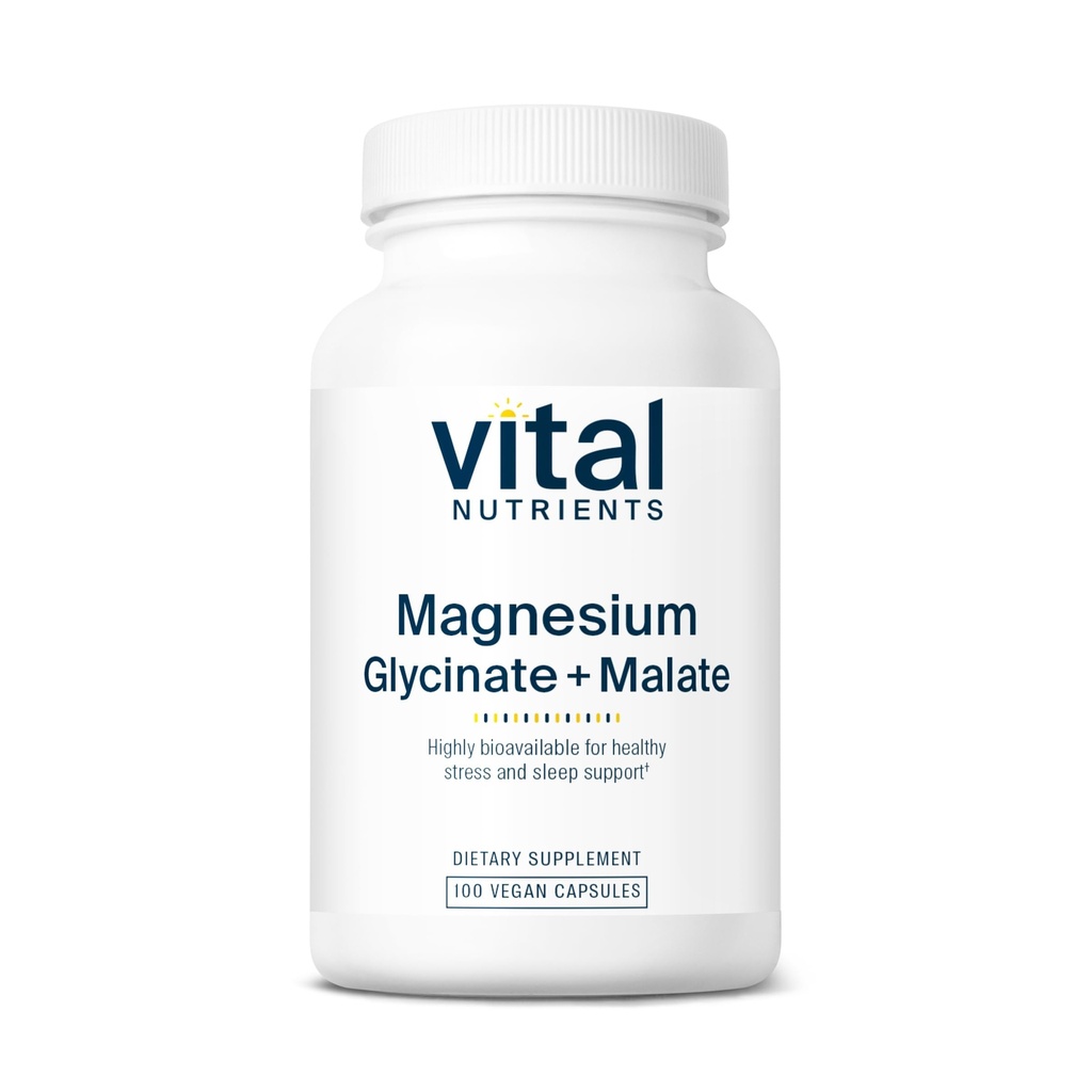 Vital Nutrients Magnezij Glicinat + Malate 