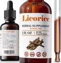 FabLab Licorice korenski ekstrakt - Herbal Immune Support- Glycyrrhiza Glabra Dopolnilo za prebavljanje Obnavljanje dihalne utrujenost -Non-GMO (Licorice 2 Fl Oz)