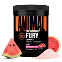 Animal Fury Pre Workout Powder - Watermelon, 350mg kofein, BCAA aminokisline, 2g beta alanin, citrulin in tirozin, energija, fokus, moč, vzdržljivost, Preworkout za moške in ženske, 20 Serving