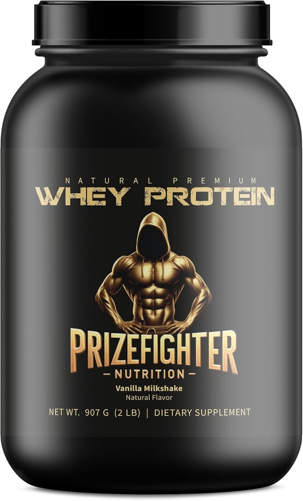 Najboljši Whey Protein Vanilla Milkshake Flavor za moške in ženske (2 lb). Naravne sestavine brez umetnih arom, barv ali sladil. Ultrafiltriran ne-GMO. Izdelano v ZDA