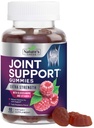 Joint Support Gumies Extra Strength Glukozamin Gummy dodatek z vitaminom E - naravna kartilaža & Skupno zdravje & Fleksibilnost Podpora, Najboljša podpora Glukozamin Chew za moške in ženske - 60 Gumies