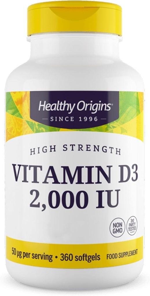 Zdrav izvor vitamin D3 1.000 i.e. (ne-GMO), 360 softgels