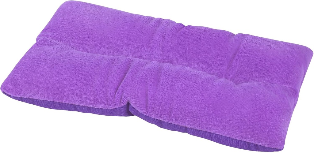 Atsuwell mikrovalovna grelna Pad, 6 x 11 Ogrevanje Pad Microwavable za Cramps, Želodec, koleno, mišice, sklepi, Moist Rice Heaing Pad za toplo kompresijo, Purple