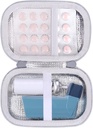 Aenllosi Hard Carry Case Združljiv z Astma Inhaler