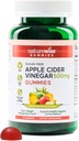 NatureWise Apple Cider Vinegar ACV Gumies - 1000mg ACV na 2, Sugar Free, Vegan - Energy & Gut Health - ACV Gumies W/Vitamin B12-90 Gumies[1,5-mesečna zaloga za 1000mg / 3-mesečna zaloga za 500mg]