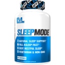 Evlution Nutrition Zeliščni kompleks spanja dopolnila za odrasle Nežna podpora za spanje odraslih Melatonin tablete z Valerian L-Tryptofan limonin balzam in več - Pomirjujoče mirno kapsule - 30 Sluge