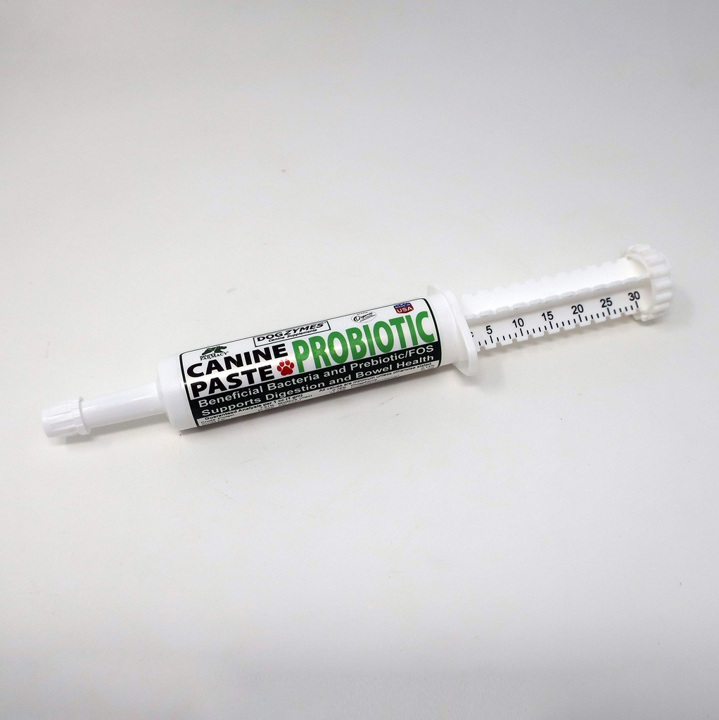 Dogzymes Pasji probiotik Paste Beneficial Bakteria-Enzyme 2.3 milijarda CFU/gm Saccharomyces boulardii Organsko posušen med v prahu (30 gram)