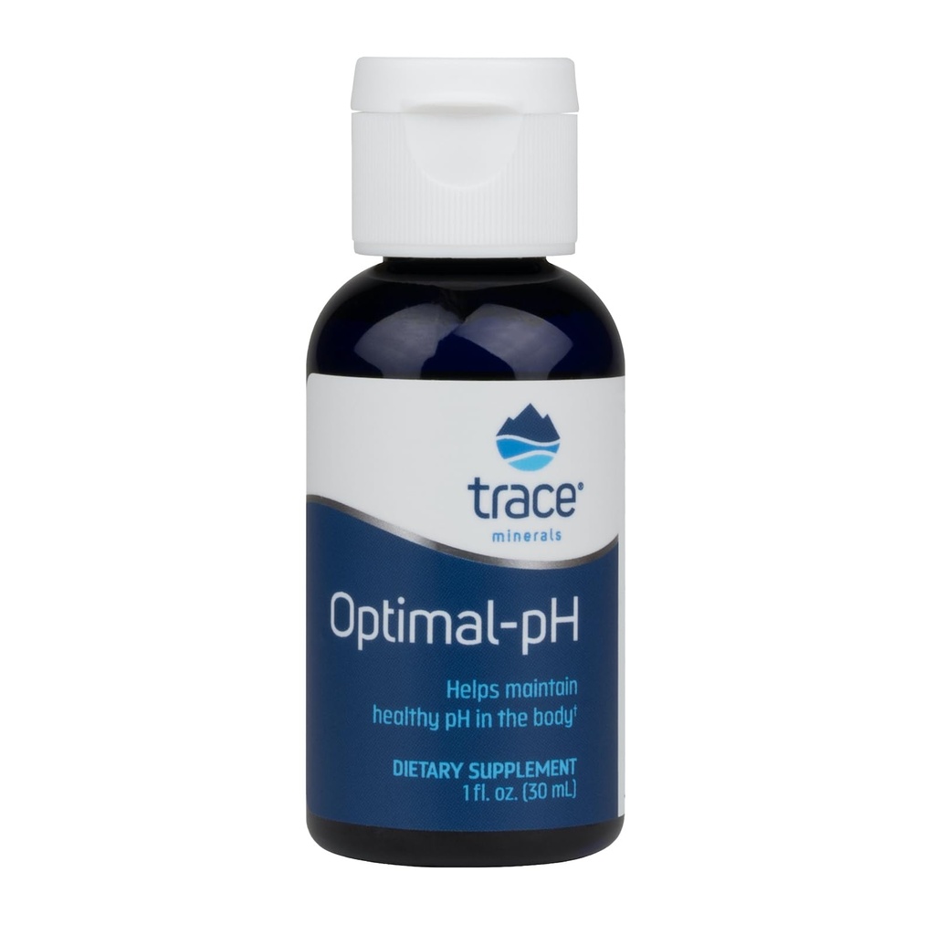 Trace Minerals Optimal-pH - Koncentriran Ionic Mineral Supplement for Digestive & Immune Health - Prebava in pH podpora dodatek z magnezijem & Boron - 1 fl oz (O 120 Servings)