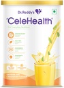 Dr. Reddy's Celehealth Nutritional Dr. Reddy's, Beljakovine dopolnilo za dnevno uporabo, nizko glikemični indeks, nič dodanega sladkorja, žafran in kardamon aroma, 400g, Yellow