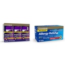 GoodSense Omeprazol tablete 20 mg 14 pakiranje s 3 in Loratadin tablete 10 mg 365 število alergij Relief antihistaminik