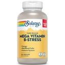 SOLARAY Mega Vitamin B-stress - Timed Release Vitamin B Complex w/vitamin B12, B6, Folna kislina, VIT. C - Stres, Energija, Rdeče krvne celice, Imunska podpora - Vegan, 60-dnevni garancija (276 CT)
